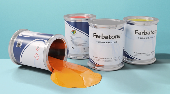 Silicones based ink